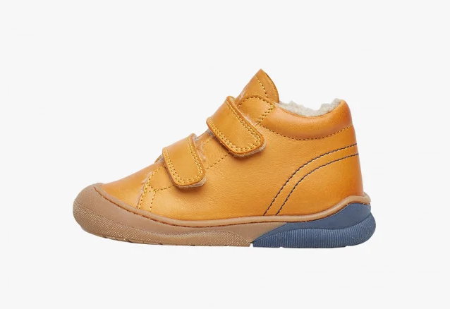 NATURINO NIREZ VL Lauflernschuh aus Nappaleder, Kürbis NATURINO NIREZ VL Lauflernschuh aus Nappaleder, Kürbis